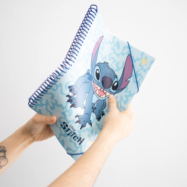 Immagine prodotto Disney Stitch - Cartella A4 con elastico + 30 magliette trasparenti (A4)