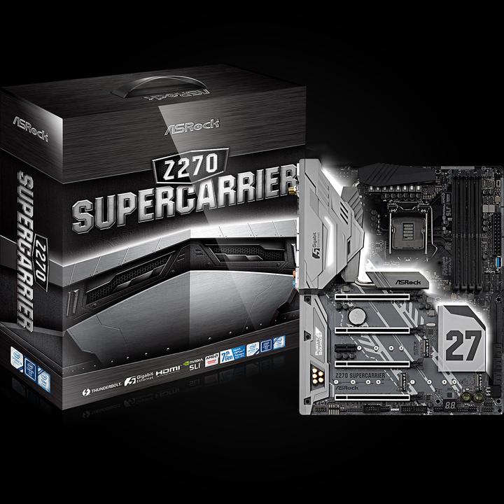 Produktbild AsRock Z270 Supercarrier (LGA 1151, Intel Z270, ATX)