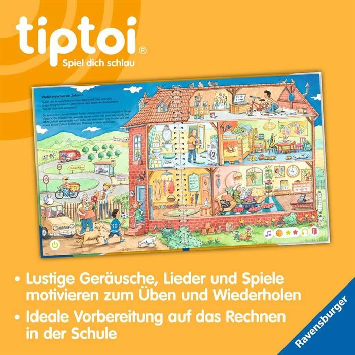 Immagine prodotto tiptoi Zahlen und Mengen (Tedesco, Heike Tober, Franziska Harvey, 2023)