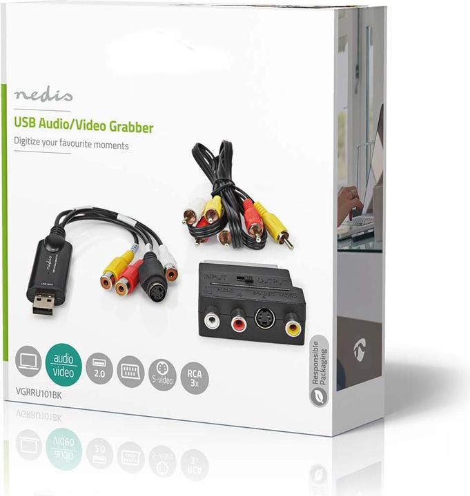 Produktbild Nedis VGRRU101BK (Analog -> Digital)