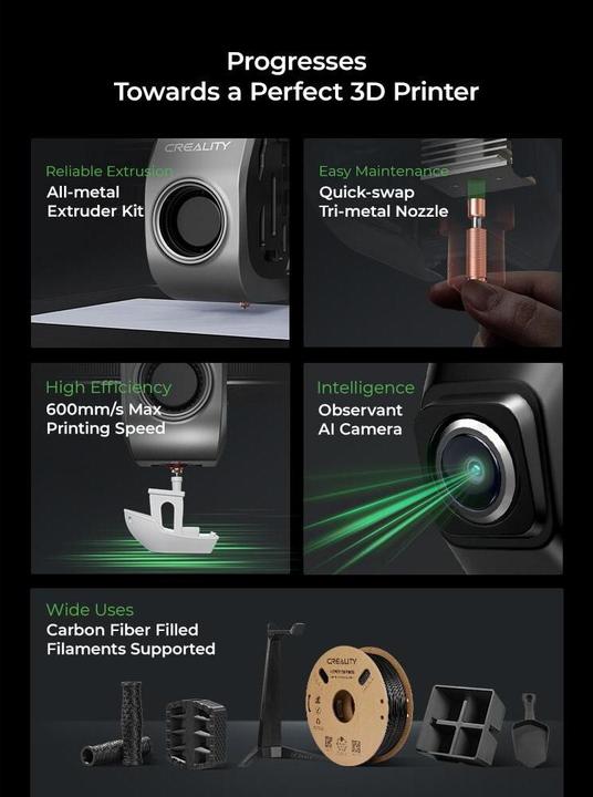 Actual product image Creality K1C 2025 version