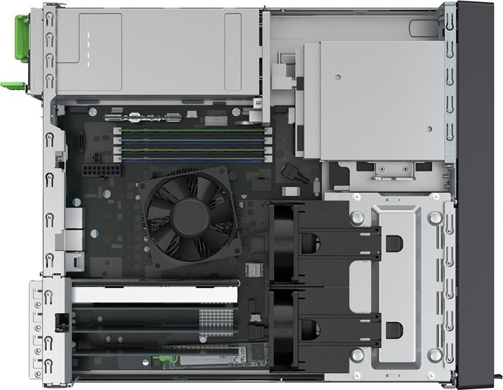Actual product image Fujitsu TX1320M5 XEON E-2334 16GB 4SFF 500W tit (Intel Xeon E-2334, 16 GB, Tower Server)