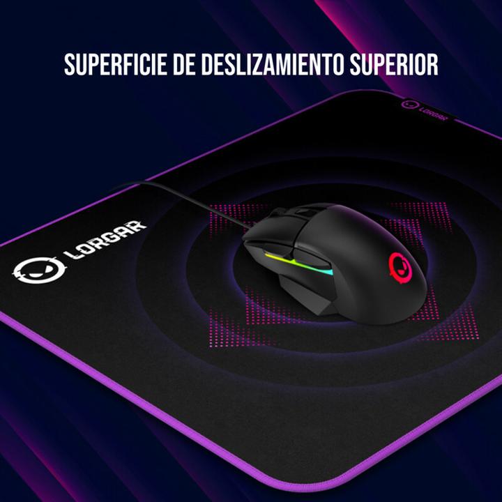 Immagine prodotto Lorgar Mousepad Main 319 900mmx360mmx3mm/Alta velocità/BK&VT al dettaglio (XL)
