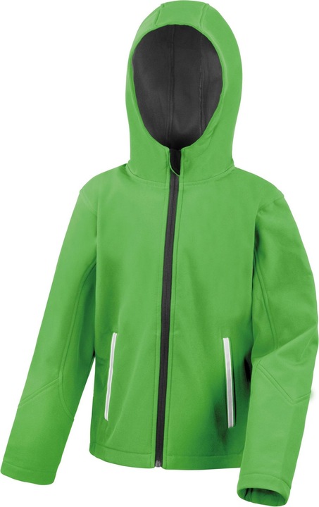 Leuchtend grün, Schwarz