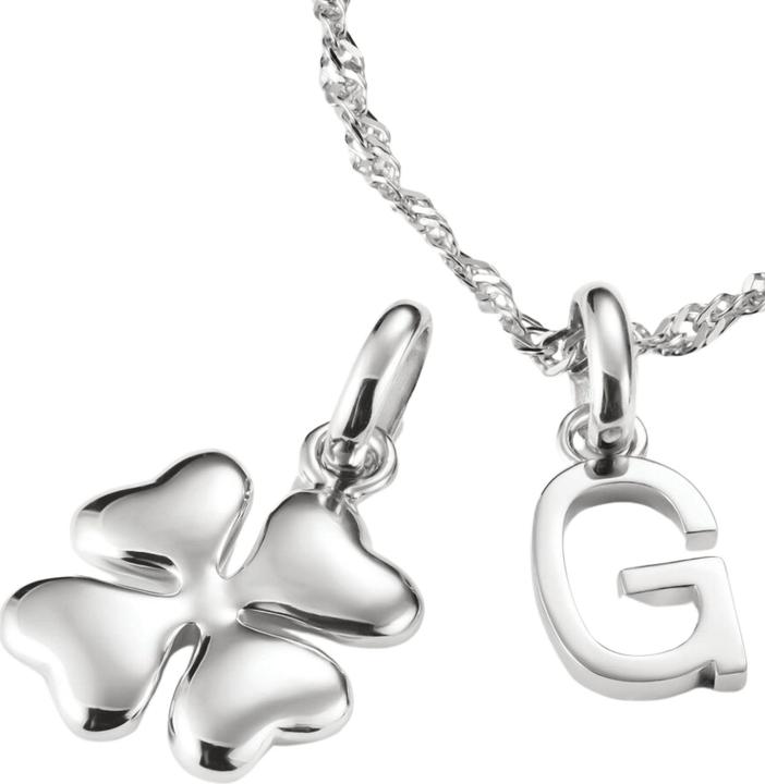 Produktbild Thomas Sabo Charm-Anhänger Glücksklee in 3D Connect Silber (Sterling Silber)