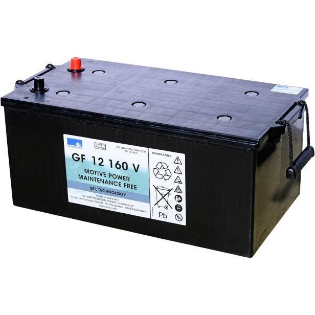 Exide, Versorgungsbatterie, Dryfit Traction Block GF 12 160 V Blei Akku 12V, 160000mAh (12 V, 160 Ah)