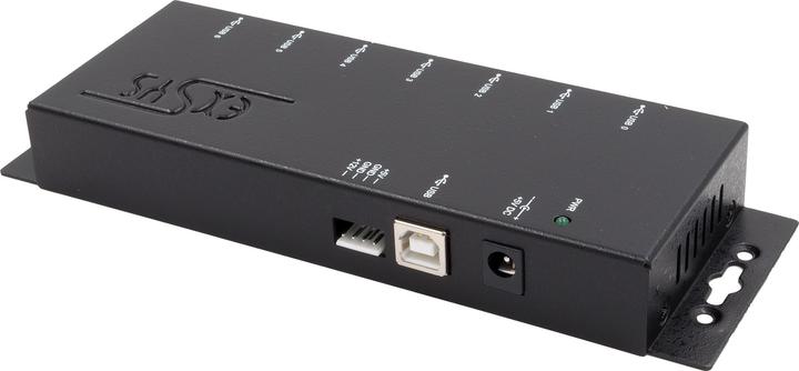 Produktbild Exsys USB 2.0 HUB 7-Port inkl.Netzteil 5V/4A & 15KV ESDSchutz (USB-B, 7 Ports)