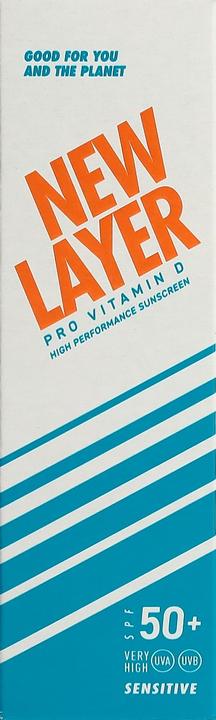 Actual product image New Layer Pro Vitamin D High Performance (Suntan cream, SPF 50+, 200 ml, 252 g)
