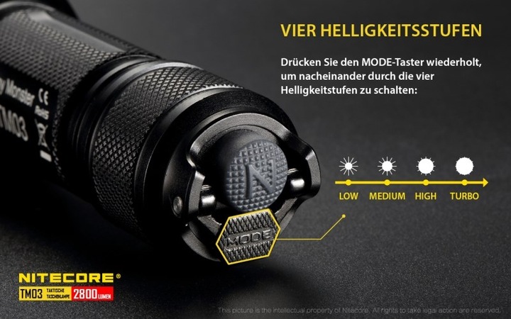Produktbild Nitecore Tm03 (15.90 cm, 2800 lm)