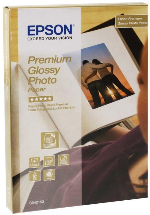 Produktbild Epson Premium glänzend Foto Papier (255 g/m², 10 x 15 cm, 40 x)