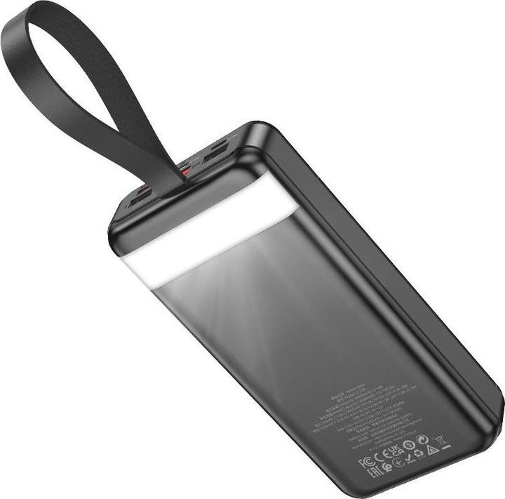 Actual product image Hoco J123B Powerbank 30 000 mAh Schwarz (30000 mAh, 111 Wh)