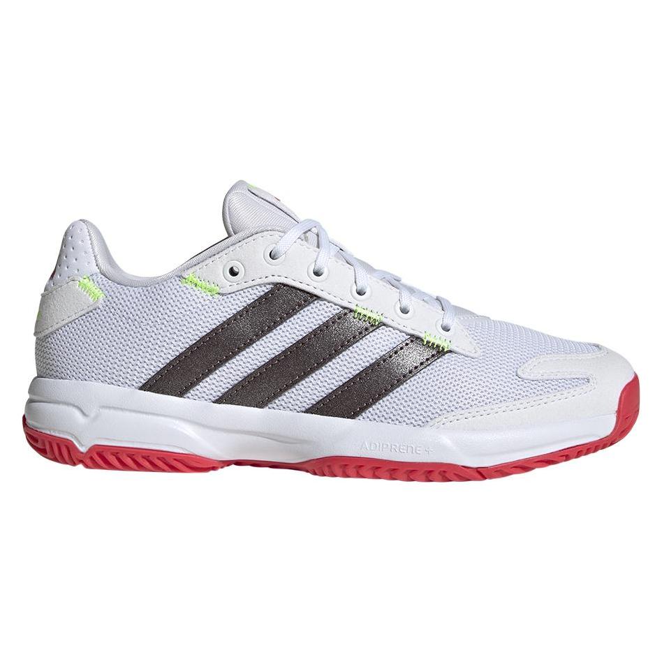 Adidas, Unisex, Hallenschuhe, Stabil Jr (36 2/3), Weiss