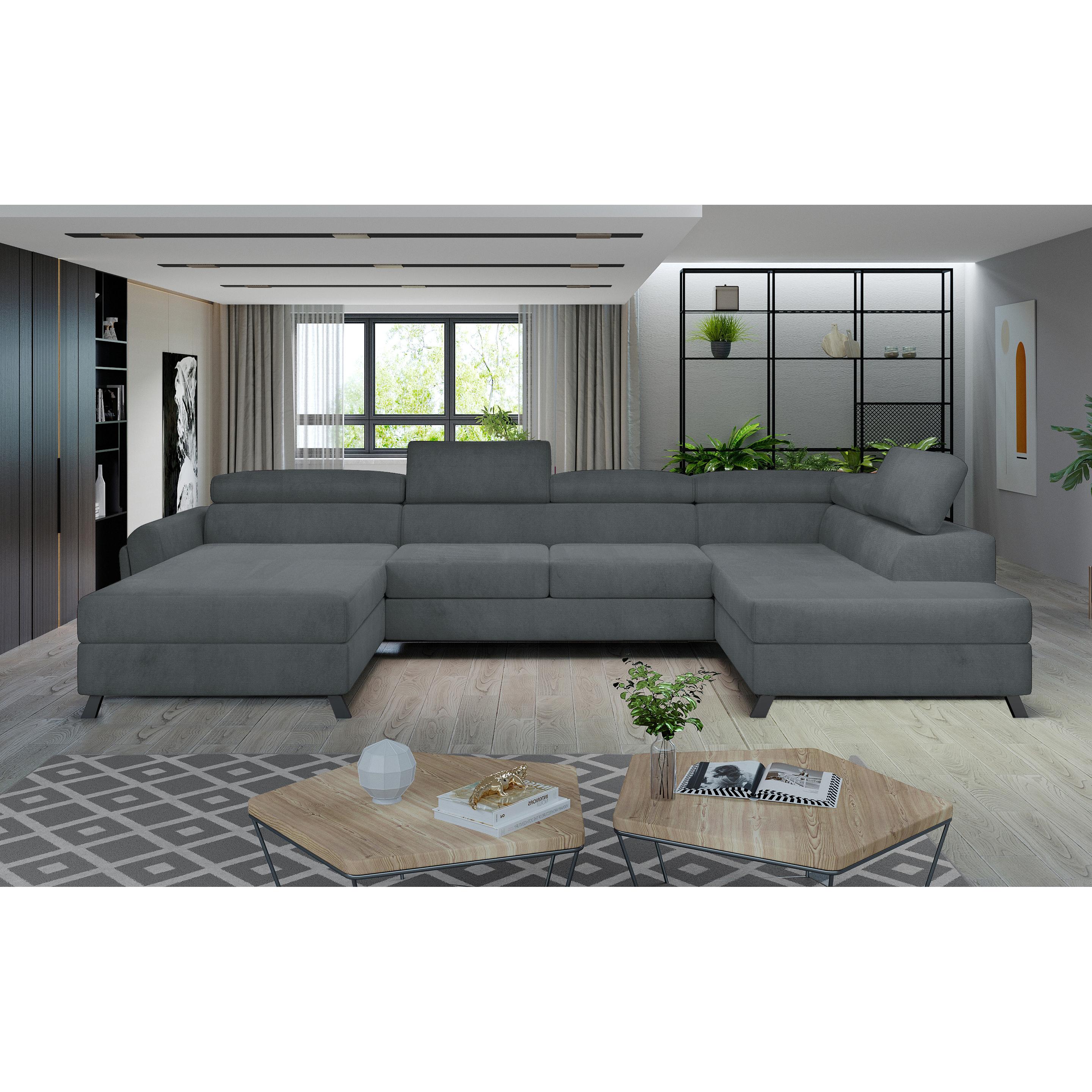 ELTAP, Sofa, Josette (Wohnlandschaft, 5-Sitzer, Bettsofa)