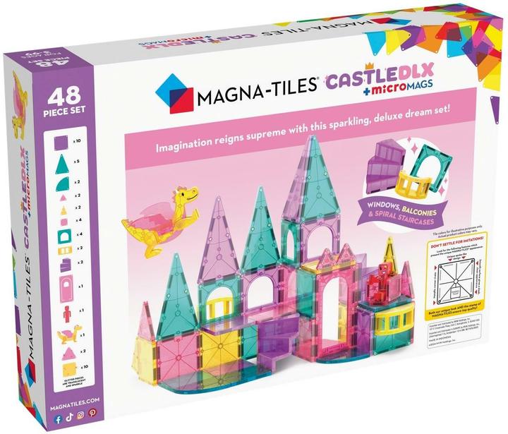 Actual product image Magna-Tiles Deluxe Castle