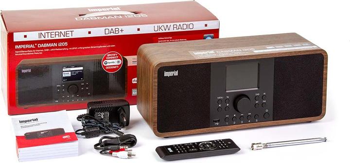 Productafbeelding Imperial Dabman i205 (Internet radio, DAB+, FM, Bluetooth, WiFi)