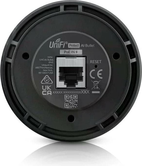 Productafbeelding Ubiquiti IP Cam UniFi UVC-AI Bullet Zwart (2688 x 1512 Pixels)