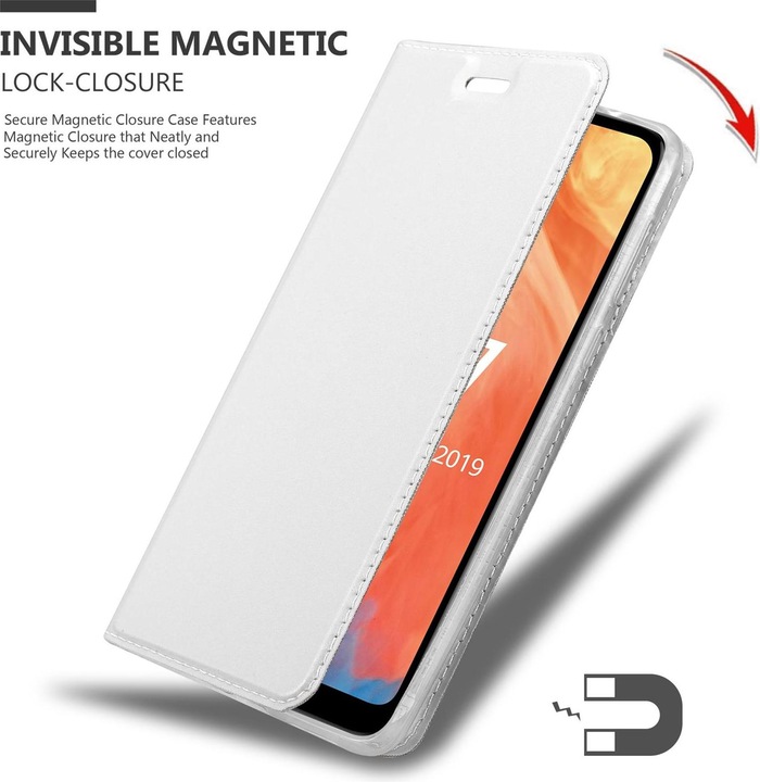 Actual product image Cadorabo Book Classy Style Cover (Huawei Y7 (2019), Huawei Y7 Prime (2019))