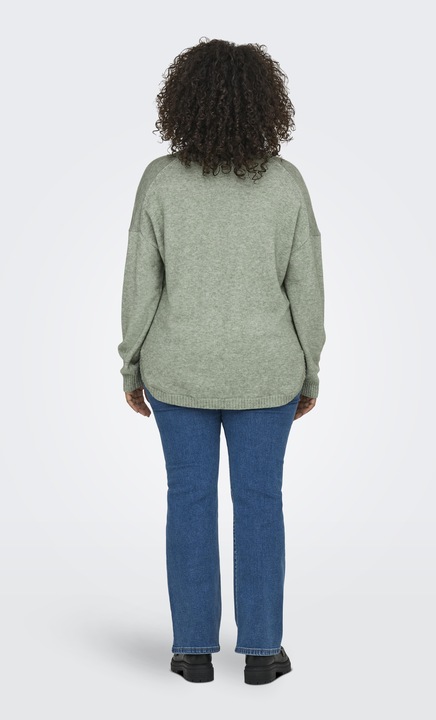 Immagine prodotto Only Maglia curvy con scollo a V Maglia a maglia Maglia a maglia (S)