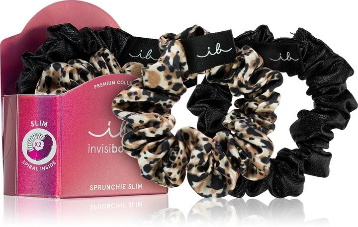 Immagine prodotto Invisibobble Elastico per capelli Sprunchie Slim Premium Leo is the New Black 2 pezzi (Elastico per capelli)