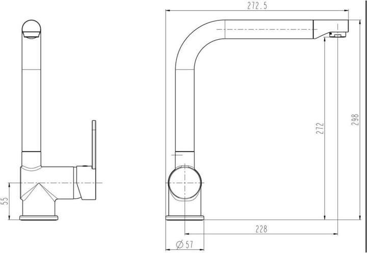 Produktbild Schütte RIO Spültischarmatur