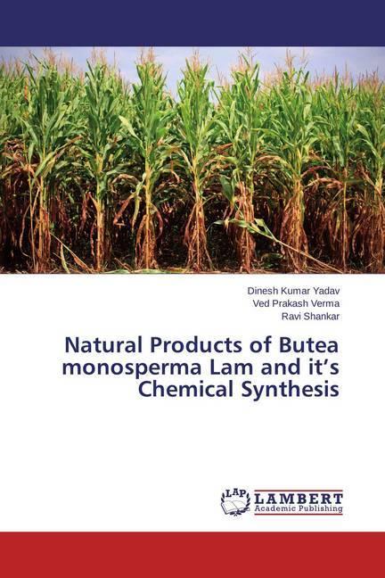 Actual product image Natural Products of Butea monosperma Lam and it's Chemical Synthesis (Ved Prakash Verma, Ravi Shankar, Dinesh Kumar Yadav, 2015)