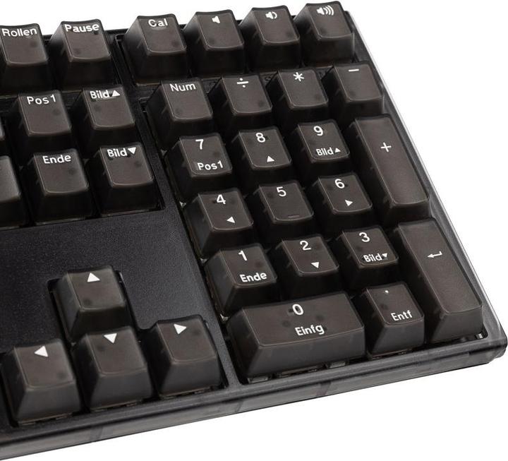 Actual product image Ducky One 3 Aura Black Gaming Keyboard, RGB LED - MX-Speed-Silver (DE, Cable)