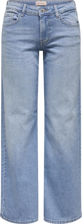 Only ONLJUDY Niedrige Taille Gerade geschnitten Jeans Jeans mit weitem Bein (W28/L30)