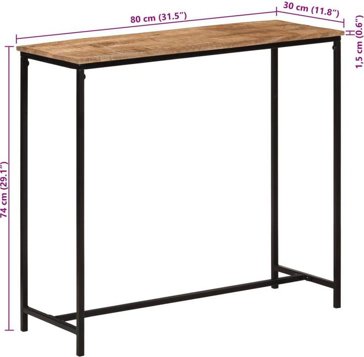 Produktbild vidaXL Konsolentisch (80 x 30 x 74 cm)