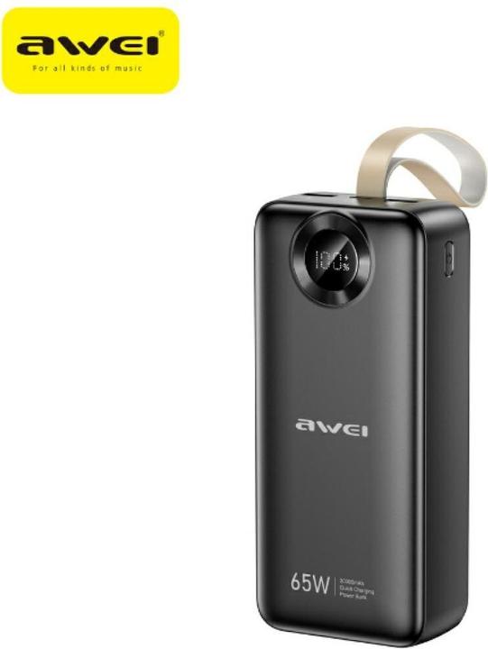 Immagine prodotto Awei Powerbank PA-34 30000mAh 65W Fast charging black (30000 mAh, 65 W)