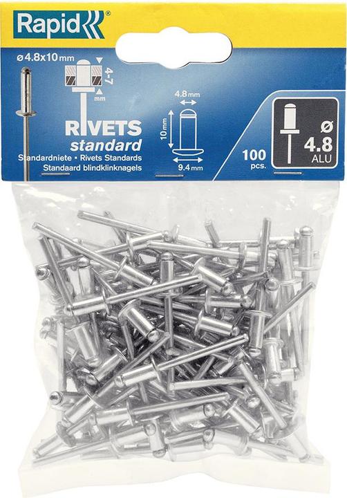 Produktbild Rapid Standard Blindniete Ø 4,0 x 12 mm