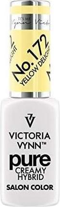 Produktbild Visconti Di Modrone Victoria Vynn Pure Creamy Hybrid Nr. 172 Yellow Delight (Gelb, Gel-Effekt Nagellack)