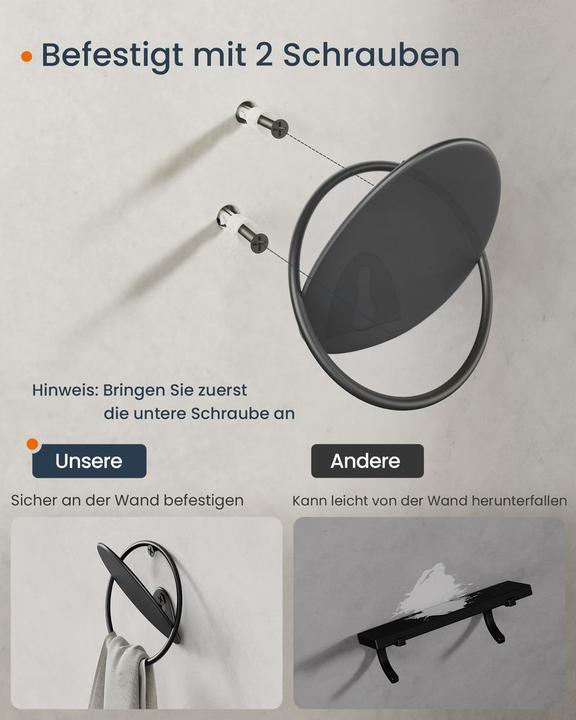 Image du produit Songmics Garderobenhaken 4er Set