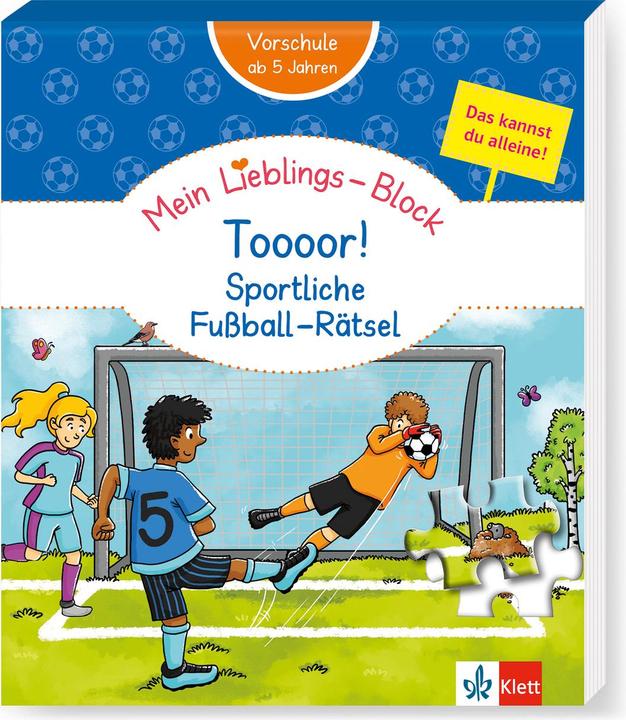 Image du produit Klett Mon bloc préféré Toooor! Énigmes sportives de football (Allemand)