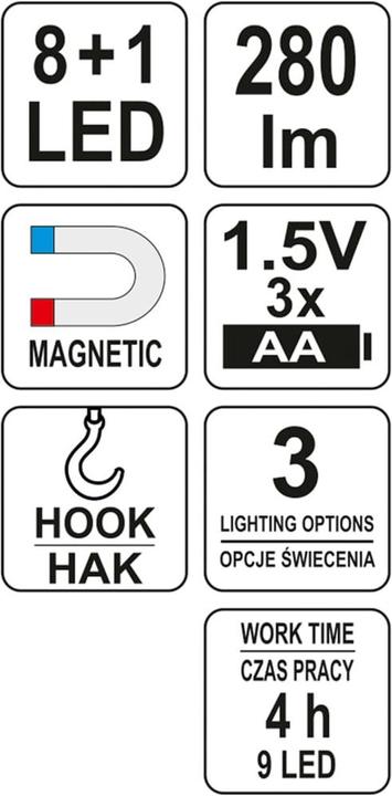 Actual product image Yato Work light (280 lm)