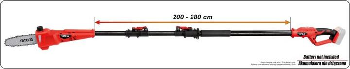 Actual product image Yato Chainsaw (Battery chain saw)