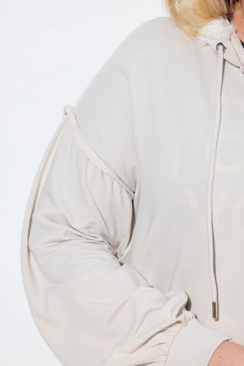 Produktbild Miamoda Sweatjacke, Loose Fit, Kapuze mit Glitzer-Blüten (52)