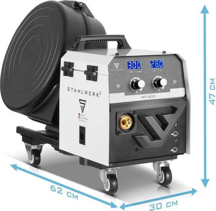 Actual product image Stahlwerk Welding machine MIG MAG 300 Pro Fully synergic IGBT inverter with 300 A