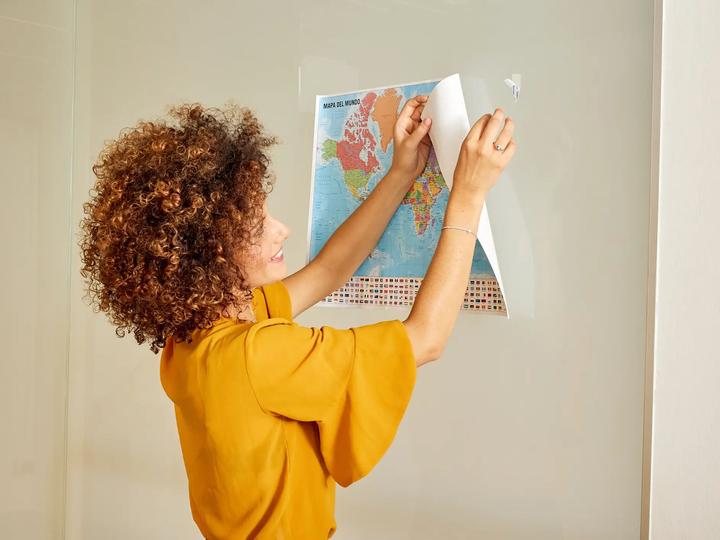 Actual product image tesa Powerstrips POSTER, Big Pack, 200g holding power, 96x double-sided adhesive strips
