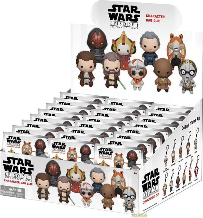 Immagine prodotto Monogram Star Wars 3D PVC-Taschenanhänger The Phantom Menace Display (24)
