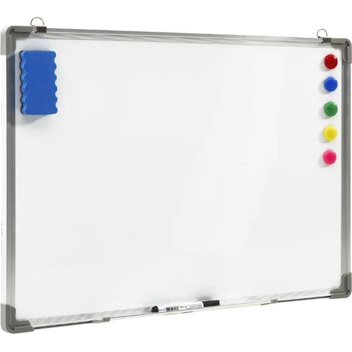 Extralink, Lavagna di presentazione, Tablica magnetyczna biała suchościeralna 60 x 90 cm + akcesoria (60 x 90 cm)