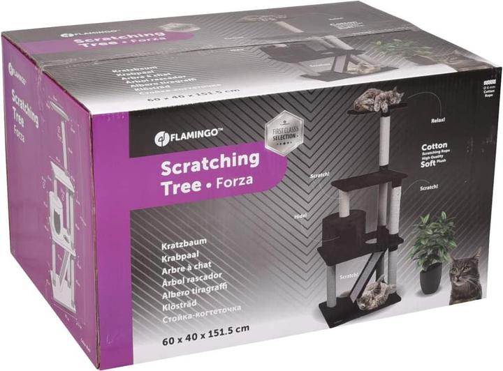 Actual product image Flamingo Scratching post (151.50 cm, Black)