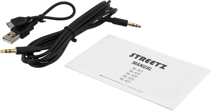 Actual product image Streetz HL-BT400 (No noise cancellation, 22 h, Wireless, Cable)
