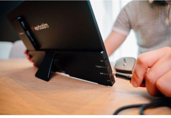 Immagine prodotto Verbatim Monitor portatile 14" FHD Touch LIGHT con Power Bank 5000mAh (1920 x 1080 pixel, 14")