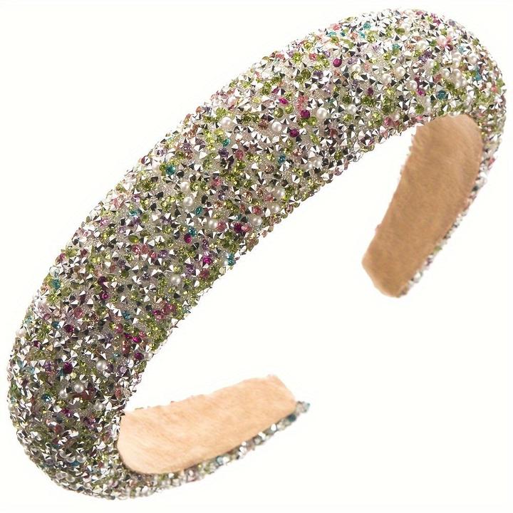 Actual product image Activity Board Elegantes, funkelndes Strass- und Perlenstirnband - schickes Haarschmuckstück im koreanischen Stil