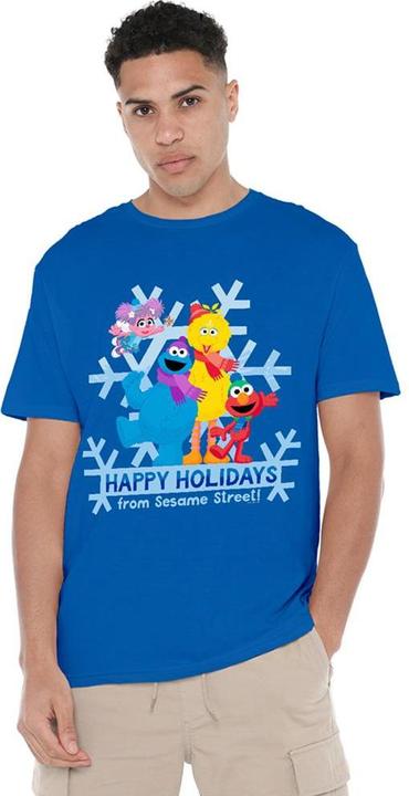 Image du produit - T-shirt motif Macaron le glouton HAPPY HOLIDAYS - Adulte (S)