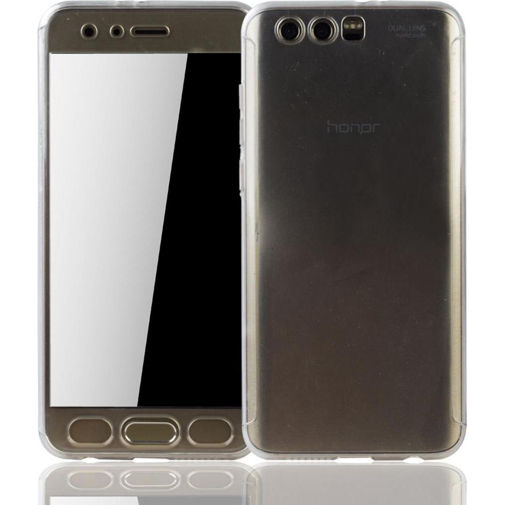 König Design Hülle Handy Schutz für Huawei Honor 9 Full Case Cover Displayschutz Transparent (Honor 9), Smartphone Hülle...