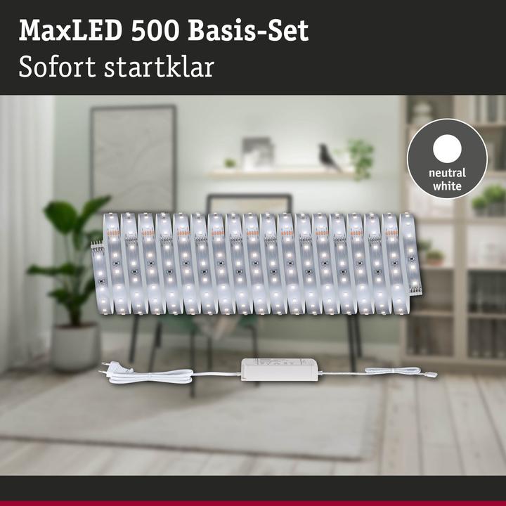 Actual product image Paulmann MaxLED 500 Basisset (Neutral White, 1000 cm, Indoor)
