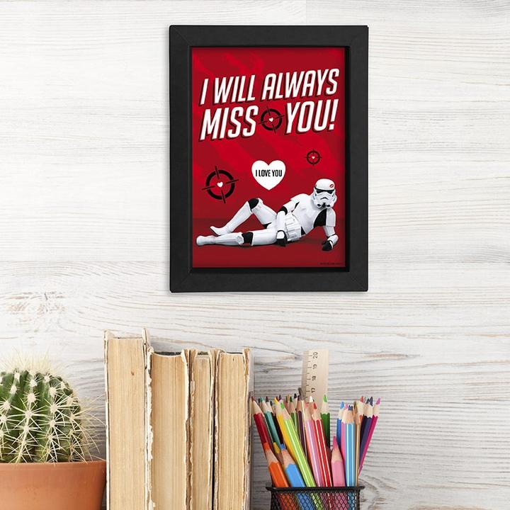 Actual product image ABYstyle ORIGINAL STORMTROOPER - Kraft Frame - I WILL ALWAYS MISS YOU x8