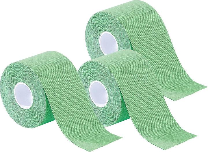 Produktbild Newgen medicals Kinesiologie-Tape aus Baumwollgewebe, 3er-Set, grün (15 m)