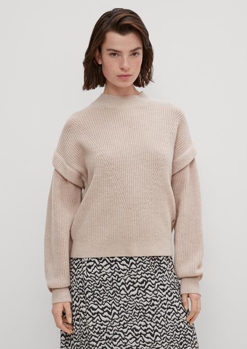 Produktbild Comma Strickpullover Pullover aus Merinowolle (40)